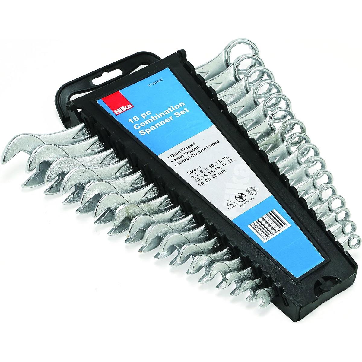 Hilka Metric Combination Spanner 6-22mm Set - 16 Pieces Secondary image
