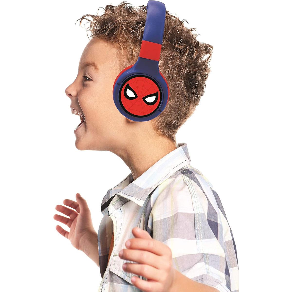 Lexibook Lexibook SpiderMan Bluetooth and Wired Foldable Kids Headphones Multicolour