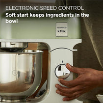 Kenwood kMix Stand Mixer KMX760GR 5L 1000W Stainless Steel Bowl Green with K-Beater Dough Hook Whisk