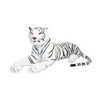 Melissa & Doug White Tiger Giant Stuffed Animal Plush Soft Toy - Multicolor
