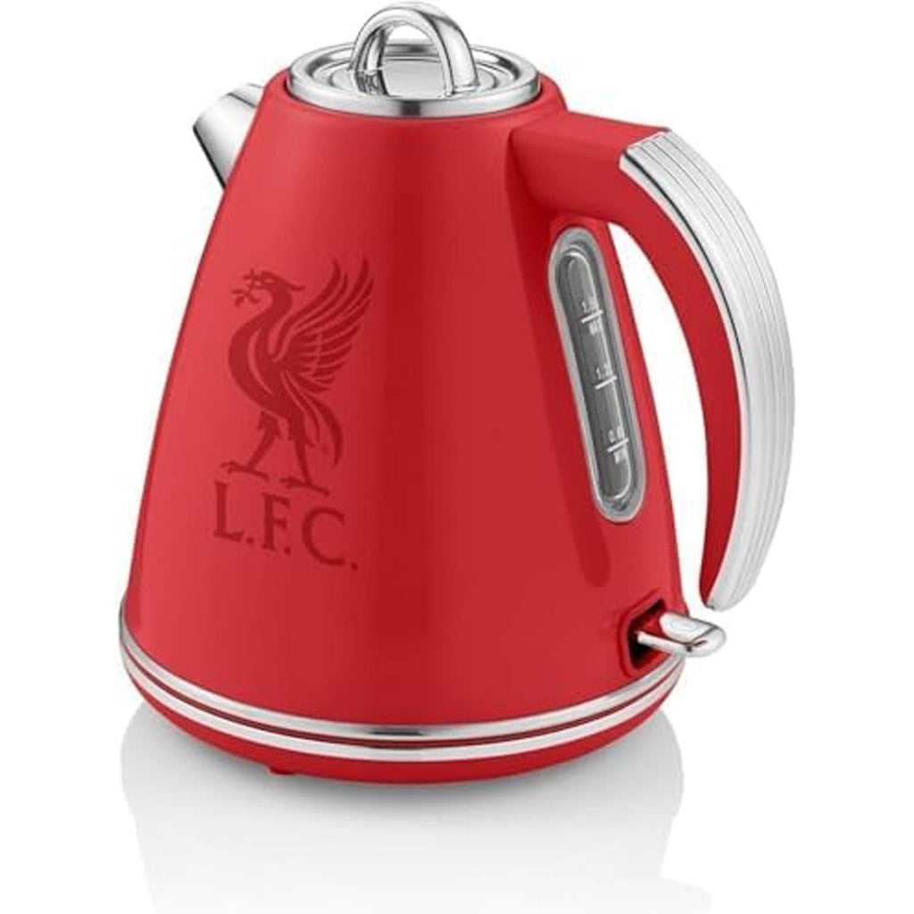 Swan Liverpool F.C Retro Jug Kettle Stainless Steel 3000W 1.5 Litre - Red