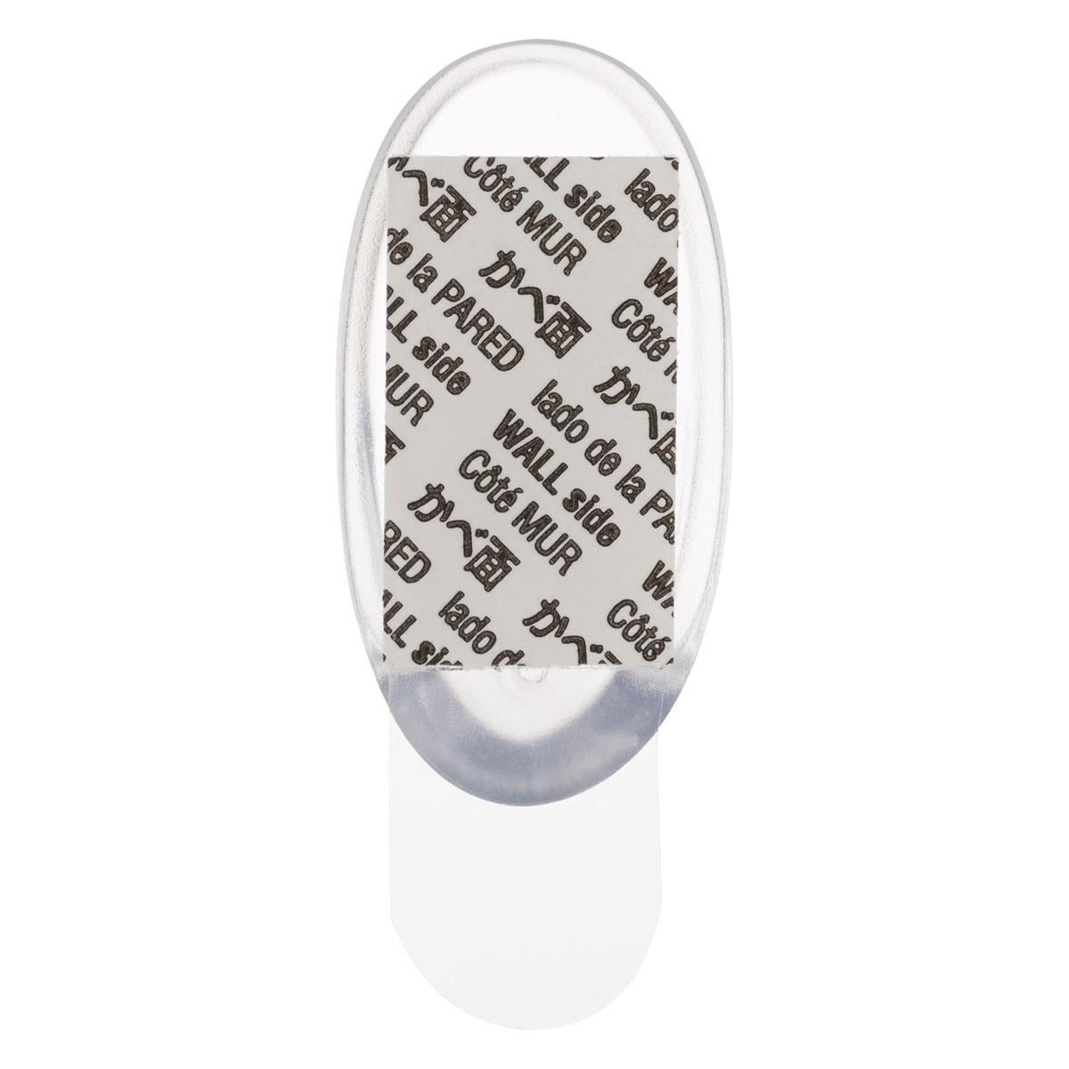 3M Command Small Hooks Clear 2 Hooks with 4 Adhesive Strips 450g Holding Power Indoor Wall Mount