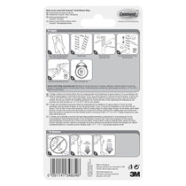 3M Command Small Hooks Clear 2 Hooks with 4 Adhesive Strips 450g Holding Power Indoor Wall Mount