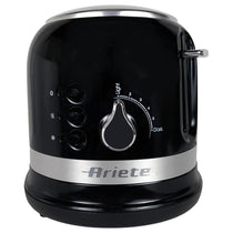 Ariete Moderna 2 Slice Toaster With Cooking Defrosting Reheating Stainless Steel 815W - Black