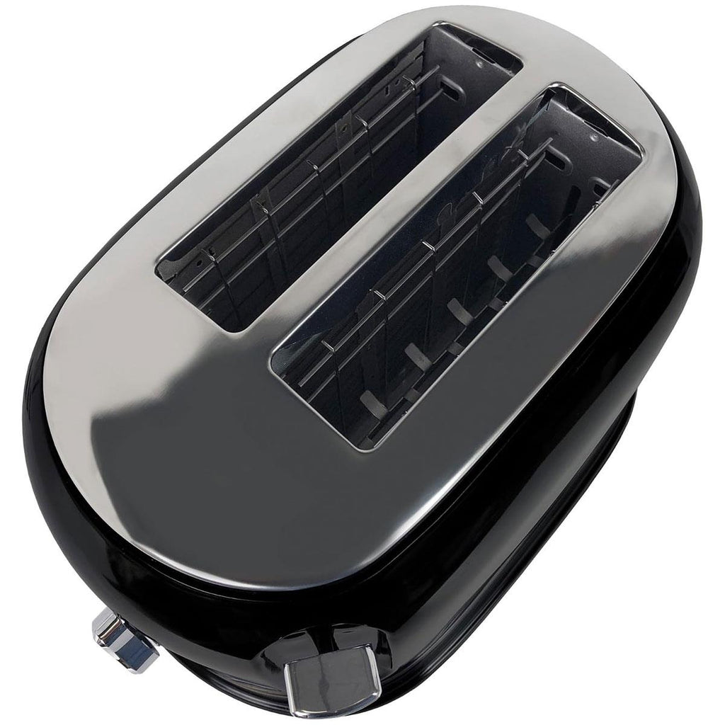 Ariete Moderna 2 Slice Toaster With Cooking Defrosting Reheating Stainless Steel 815W - Black