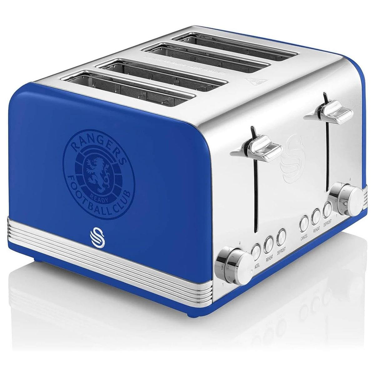Swan Rangers Retro 4 Slice Toaster 1600W - Blue Secondary image
