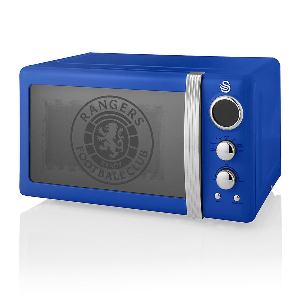 Swan Rangers Retro Digital Microwave 800W 20 Litre - Blue Secondary image