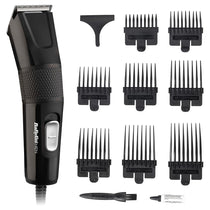 Babyliss Men Precision Power Mains Hair Clipper With 8 Cutting Guides - Black