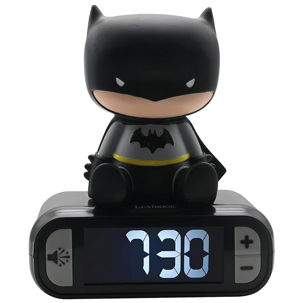 Lexibook Batman Children's Clock With Night Light Alarm Snooze - Multicolor