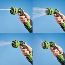 Draper 8 Pattern Spray Gun With Thumb Control - Green