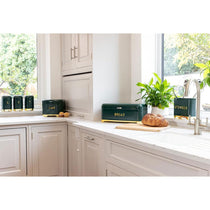 KitchenCraft Lovello Textured Cake Tin - Hunter Green/Gold