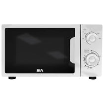 SIA Freestanding Microwave With 5 Power Levels 700W 20 Liters - White
