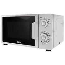 SIA Freestanding Microwave With 5 Power Levels 700W 20 Liters - White