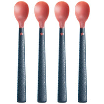 Tommee Tippee Heat Sense Weaning Spoons With BACSHIELD Antibacterial And Long Anti-Slip Handles 4M+ 4 Pack