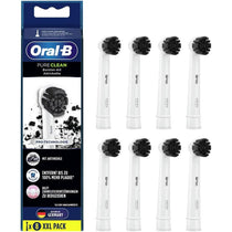Oral-B PureClean Charcoal Electric Toothbrush Head White - Pack of 8