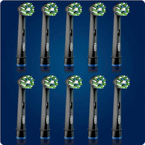 Oral-B CrossAction CleanMaximser Electric Toothbrush Head Black - 10 Pack