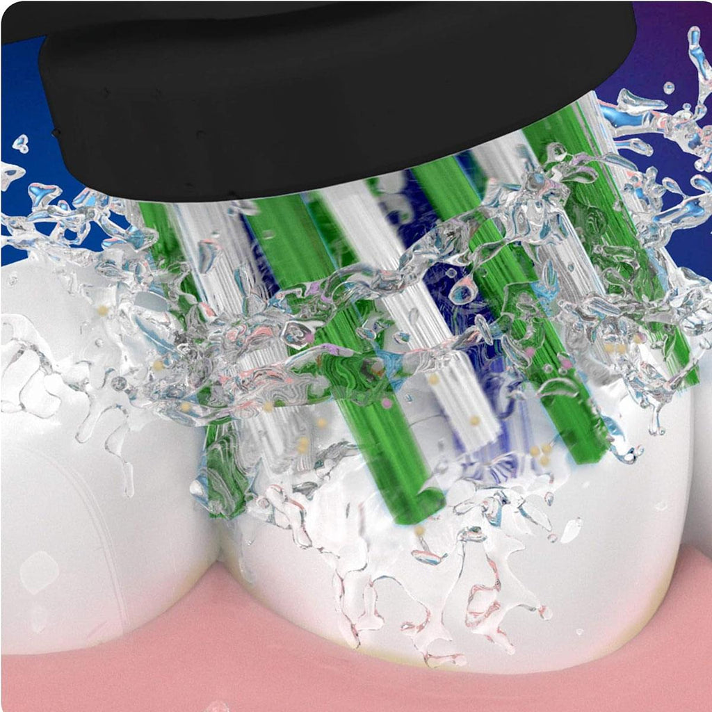 Oral-B CrossAction CleanMaximser Electric Toothbrush Head Black - 10 Pack