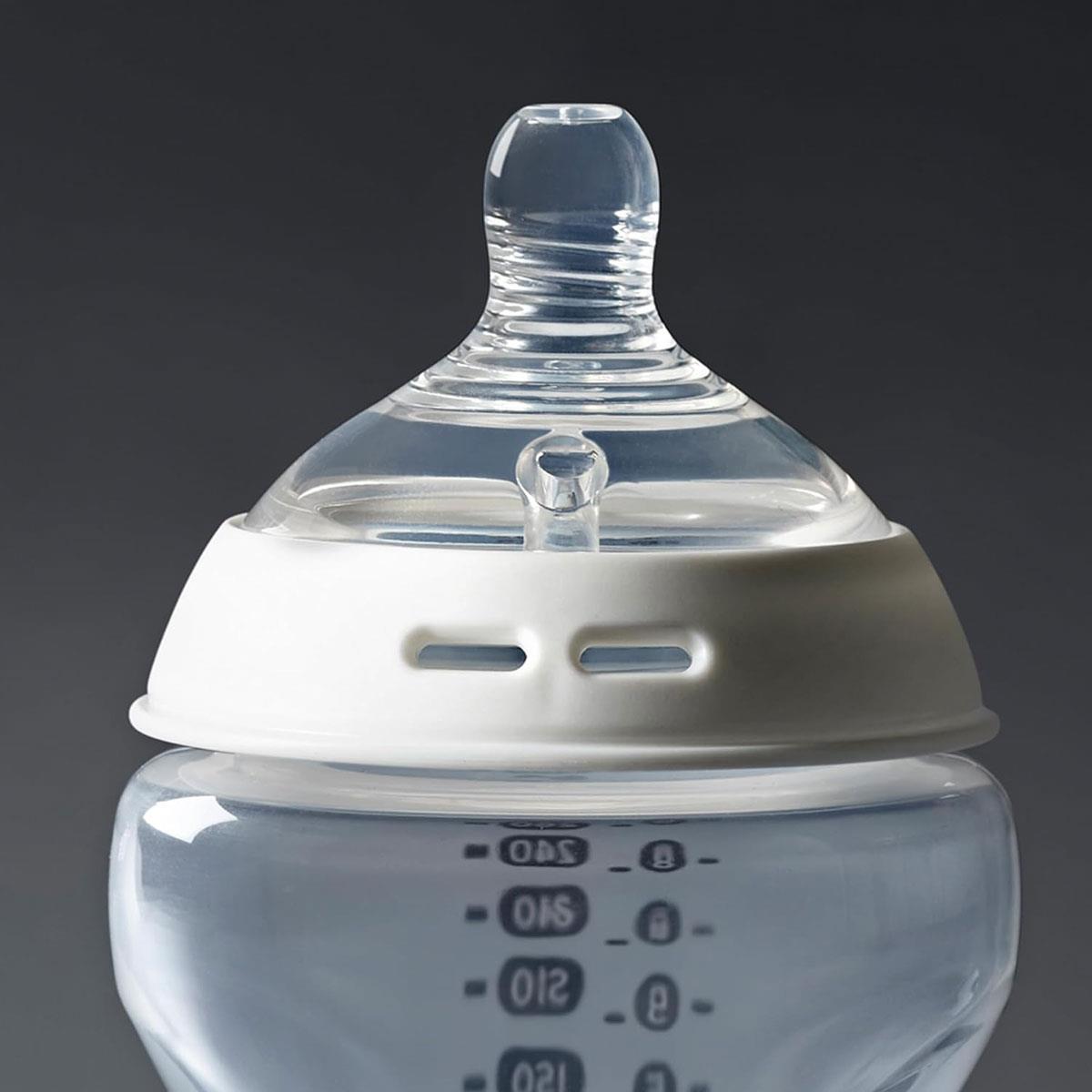 Tommee Tippee Close To Nature Anti-Colic Baby Bottle Medium Flow Teats 3+ Months - 2 Pack