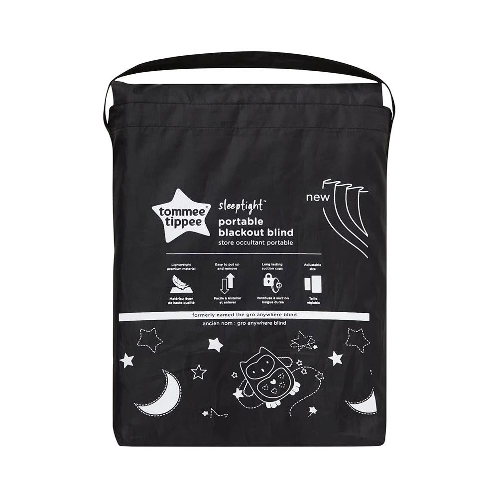 Tommee Tippee Sleeptime Portable Blackout Blind With Suction Cups Large 130cm x 99cm - Black