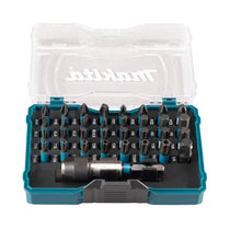 Makita Impact Driver Impact Screwdriver Bit Set + Holder 33 Piece Black - Black