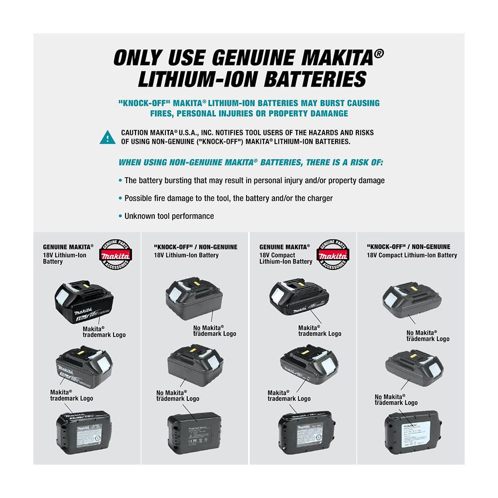 Makita 14.4V/18V Li-ion LXT Corded/Cordless LED Worklight 240V - Bare Unit