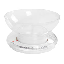 Salter 811 WHWHDR Rotating Dial Mechanical Kitchen Scale Metric/Imperial 3 Kg Capacity - White