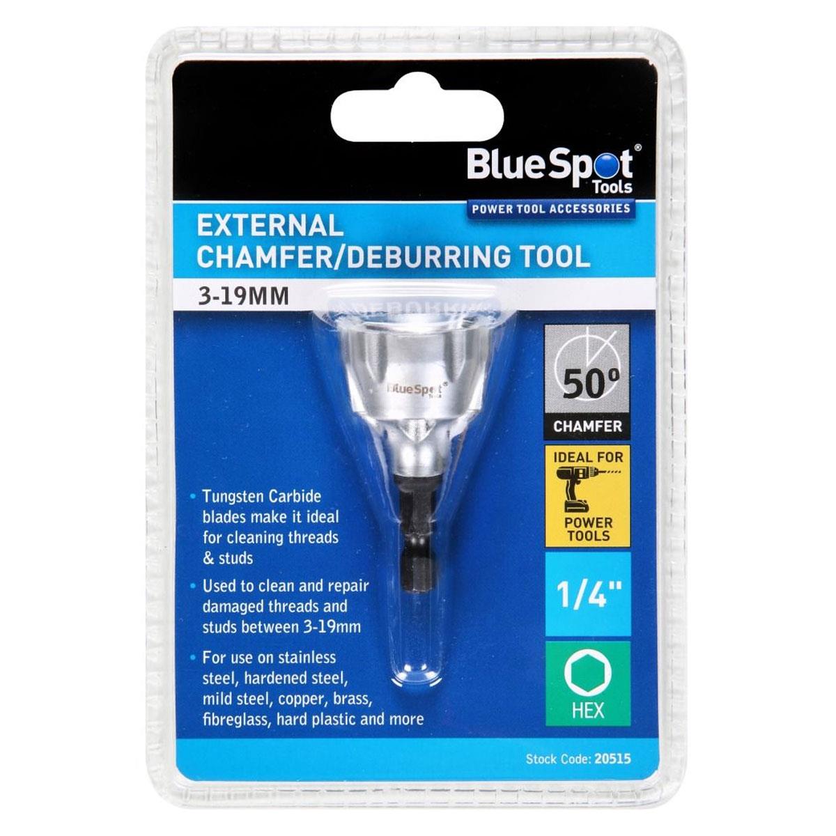 Blue Spot Tools External Chamfer/Deburring Tool (3-19mm)