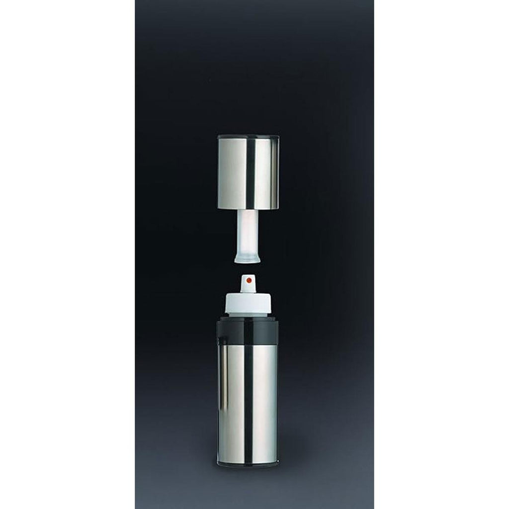 KitchenCraft MasterClass Oil Mist Sprayer Bottle Stainless Steel Pump Action 150ml - Silver