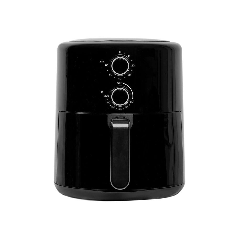 SIA Air Fryer With 8 Programmes Mechanical Control Timer 1500W 4 Litres - Black