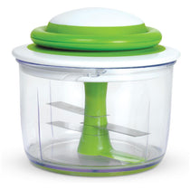 Chef'n VeggiChop Vegetable Chopper For Chopping Nuts Herbs Onions Tomatoes - White/Green