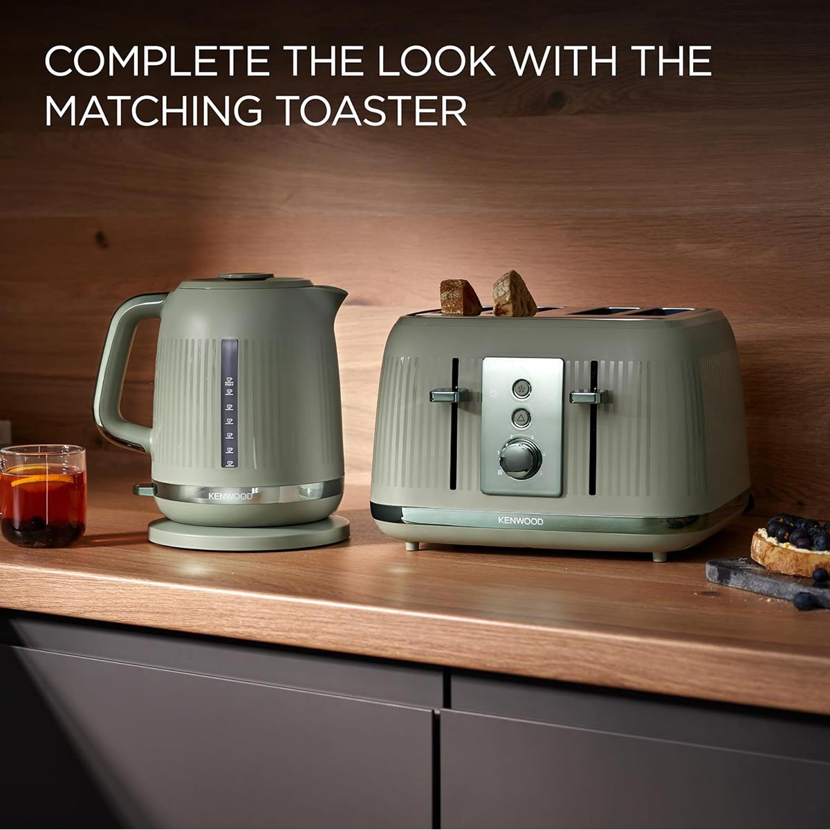 Kenwood Dusk Electric Kettle 3000W 1.7 Litres - Olive Green