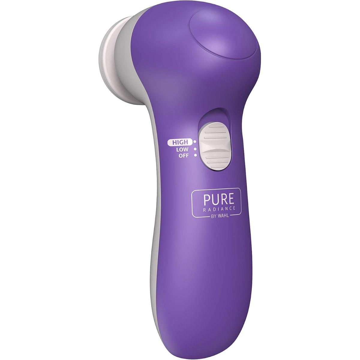 Wahl Pure Radiance 2 In 1 Facial Cleanser With 2 Interchangeable Heads - Purple
