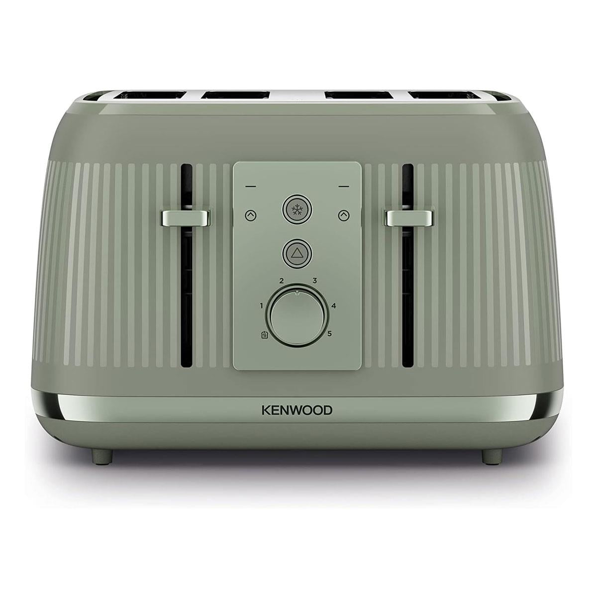 Kenwood Dusk 4 Slice Toaster With 5 Browning Settings 1800W - Olive Green