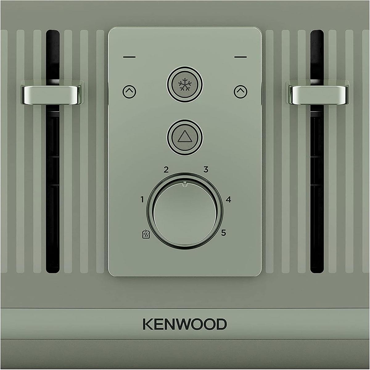 Kenwood Dusk 4 Slice Toaster With 5 Browning Settings 1800W - Olive Green