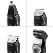 Wahl Trimmer Kit Total Groom 8 In 1 Hair Face And Body Grooming With 4 Interchangeable Heads - Black
