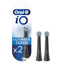 Oral-B iO Ultimate Reinigung Cleaning Toothbrush Heads 2 Pack - Black