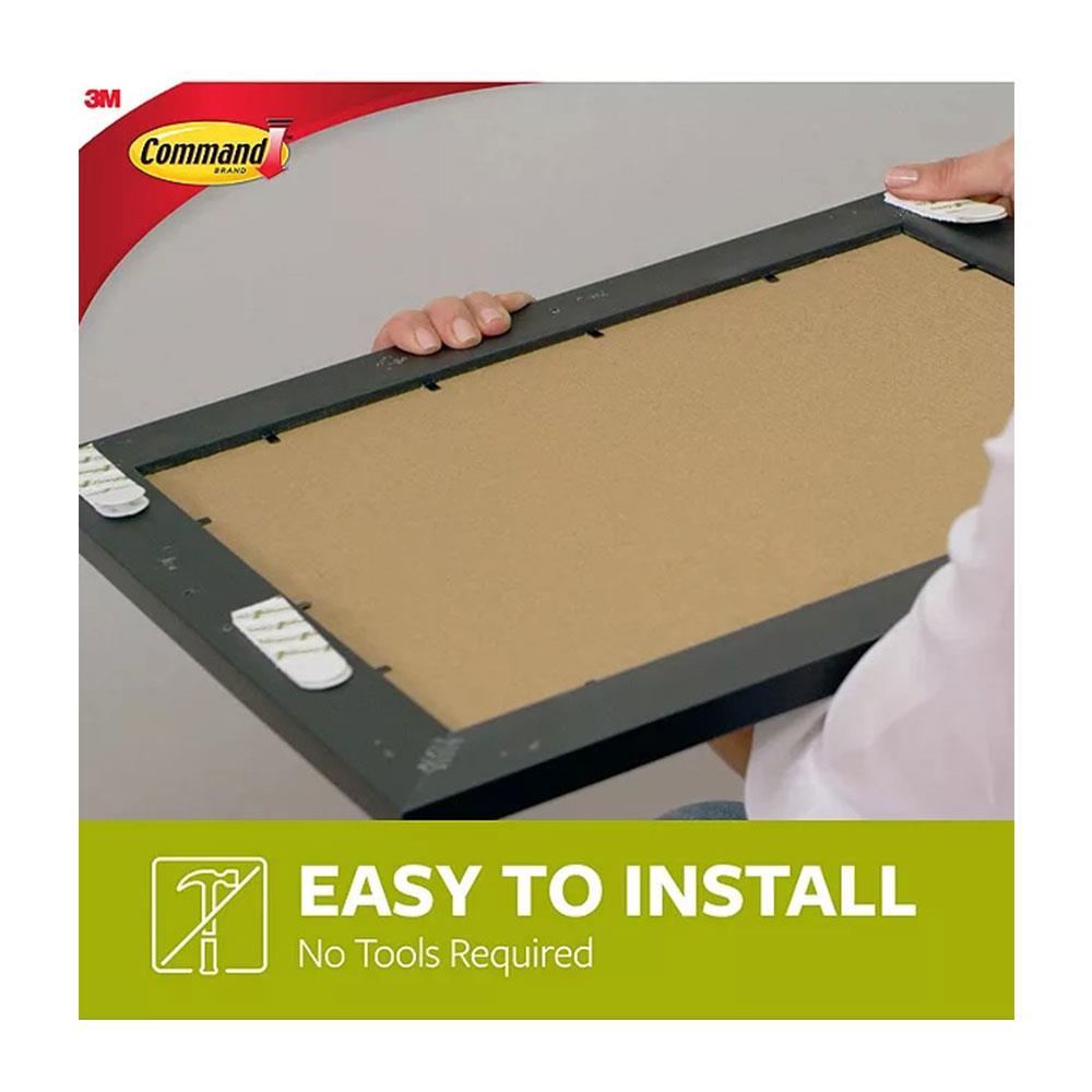 3M Command Picture Hanging Strips Medium 12 Sets Of Medium Strips Value Pack - White