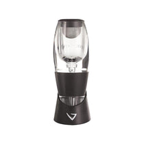 Vinturi Red Wine Aerator Christmas Gift Set With No-Drip Stand 750ml - Black