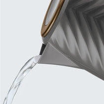 Russell Hobbs Groove Electric Kettle With Perfect Pour 3000W 1.7 Liter - Grey