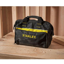 Stanley STA193330 Tool Bag 30cm x 25cm x 13cm With 8 Interior 2 Exterior Pockets And Reinfored Base - Yellow/Black