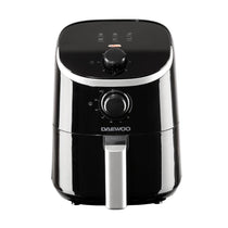 Daewoo 2 Litre Compact Air Fryer With Rapid Air Circulation And 0-30 Minute Timer 900W - Black