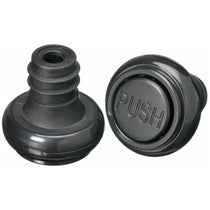 KitchenCraft BarCraft Deluxe Vacuum Bottle Stoppers Set of 2 - Black