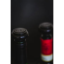 KitchenCraft BarCraft Deluxe Vacuum Bottle Stoppers Set of 2 - Black