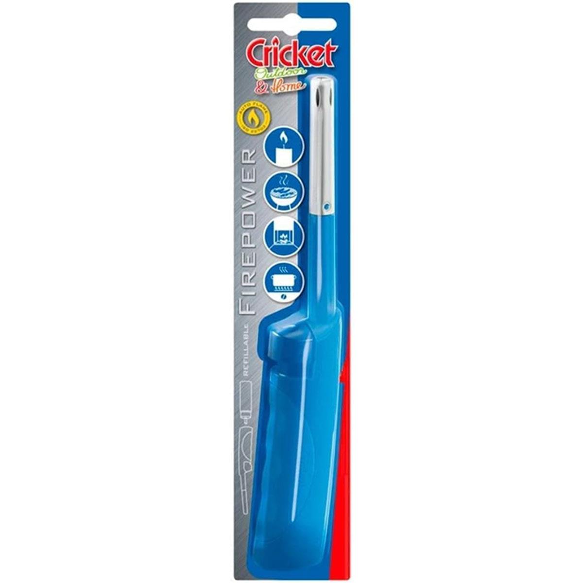 Cricket Firepower Utility Refillable Gas Lighter - Blue