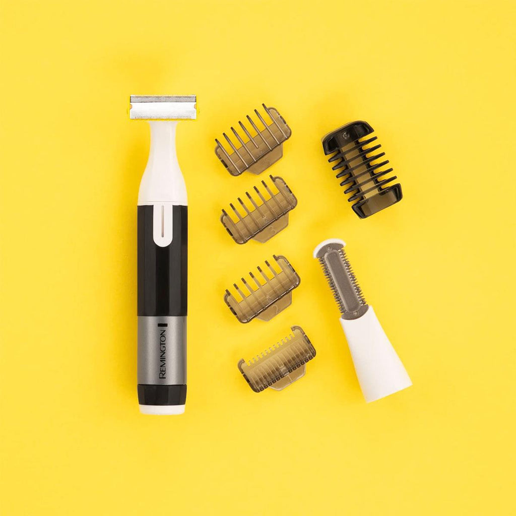 Remington Omniblade Hybrid Face And Body Stubble Trimmer With 4 X Stubble Combs And Body Comb Attachment - Black