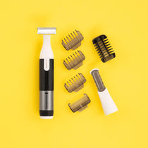 Remington Omniblade Hybrid Face And Body Stubble Trimmer With 4 X Stubble Combs And Body Comb Attachment - Black