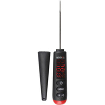 Taylor Pro Digital Food Thermometer Probe With Bright LED Display - Black