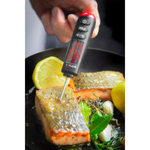 Taylor Pro Digital Food Thermometer Probe With Bright LED Display - Black