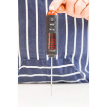 Taylor Pro Digital Food Thermometer Probe With Bright LED Display - Black