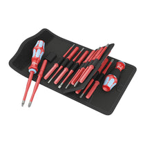 Wera Kraftform Kompakt VDE Screwdriver Set Stainless Extra Slim - 17 Pieces